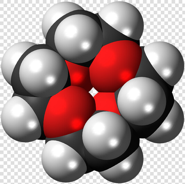 Crown  4  3d  Spacefill  Ether  Model  Molecule   Crown Ethers 3d  HD Png DownloadTransparent PNG