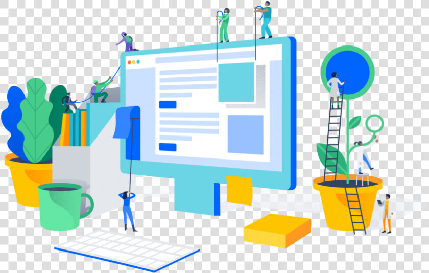 Hero Collaboration Partial   Landing Page Illustration Png  Transparent PngTransparent PNG