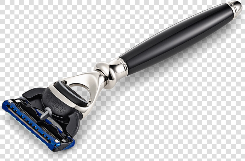 Classic Nickel And Black 5 Blade Razor   Art Of Shaving Classic Black  amp  Nickel Plated 3  HD Png DownloadTransparent PNG