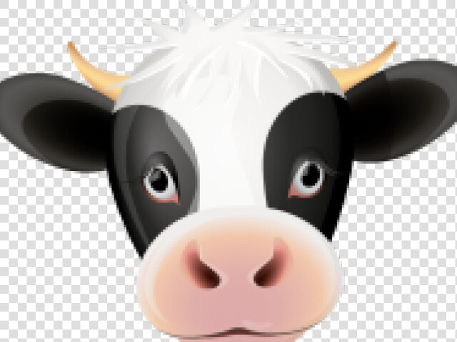 Transparent Cow Face Clipart Black And White   Cartoon Cow Face Clipart Png  Png DownloadTransparent PNG