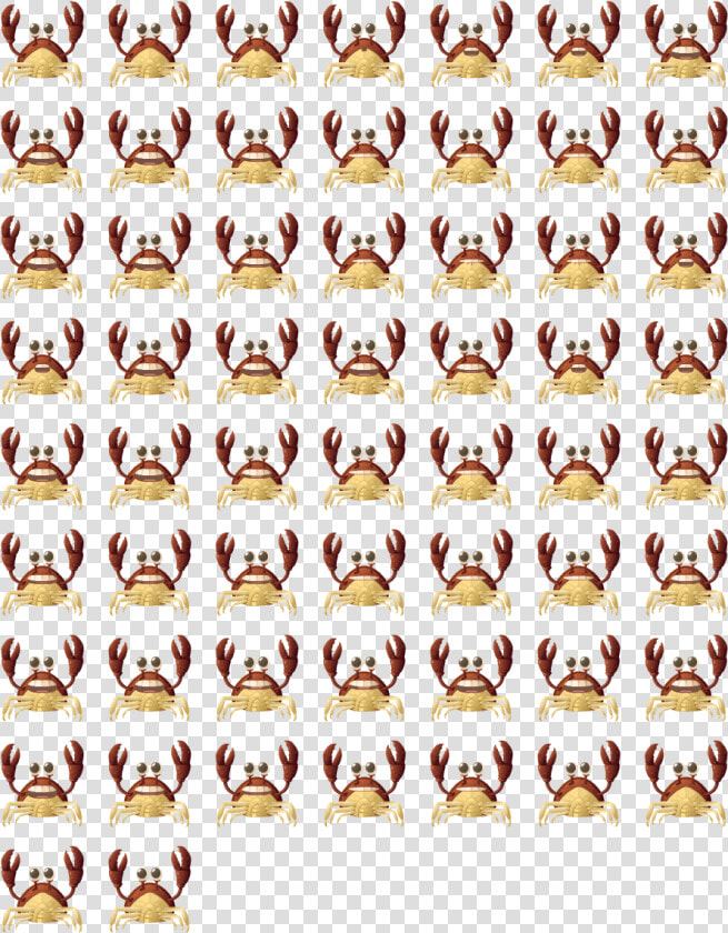 Crab Walking Animation Sheet  Hd Png Download   Crab Sprite Sheet  Transparent PngTransparent PNG