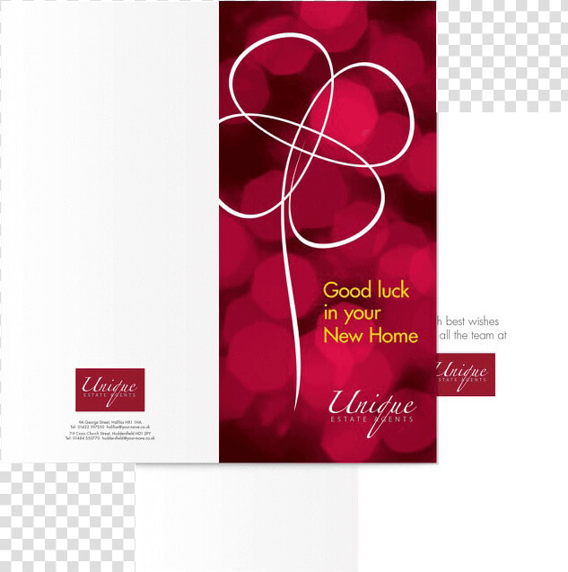 Good Luck In Your New Home   New Home Cards From Estate Agent  HD Png DownloadTransparent PNG