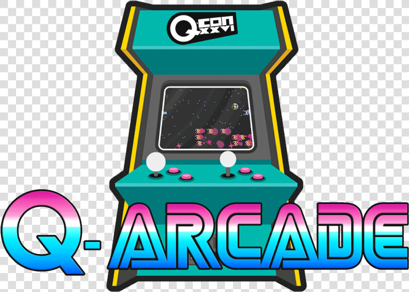Q arcade Logo   Video Game Arcade Cabinet  HD Png DownloadTransparent PNG
