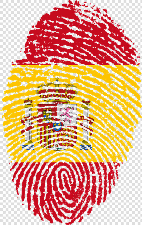 España  Bandera  Huella Digital  País  Orgullo   Spain Flag Fingerprint  HD Png DownloadTransparent PNG