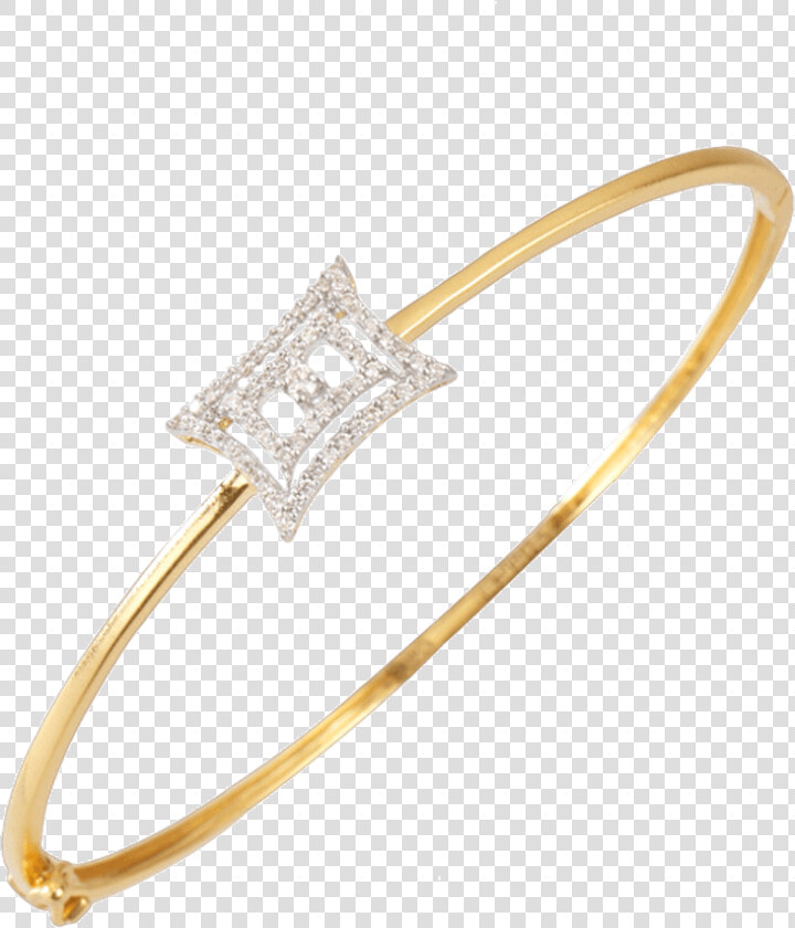 18kt Yellow Gold And Diamond Bangle For Women  HD Png DownloadTransparent PNG