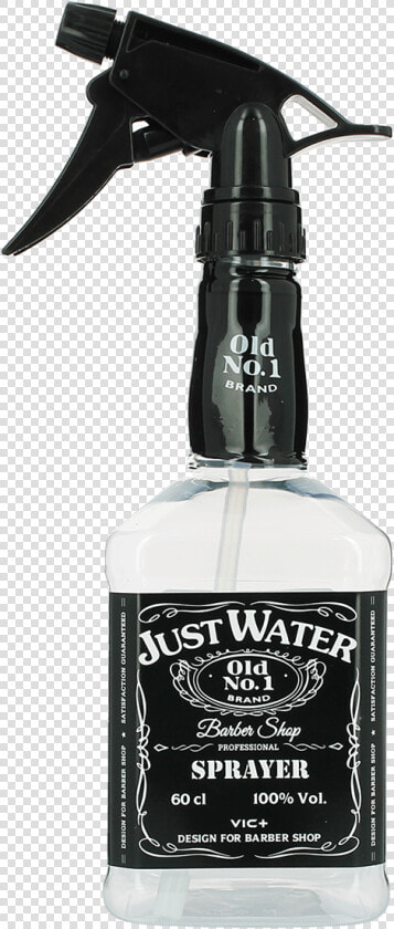 Just Water Spray Bottle Clear   Jack Daniels Just Water Spray Bottle  HD Png DownloadTransparent PNG