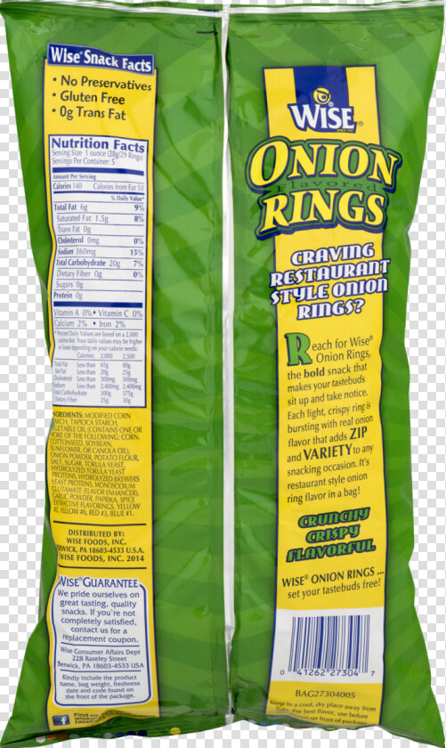 Transparent Onion Rings Png   Wise Potato Chips  Png DownloadTransparent PNG