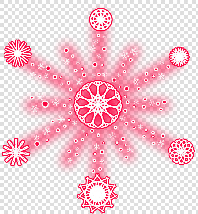  neon  snow  freetoedit  snowflakes  christmas  snowflake   Circle  HD Png DownloadTransparent PNG