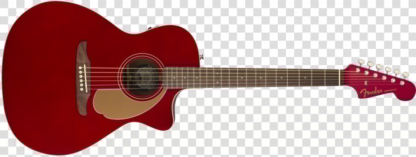 Fender Newporter Player Acoustic Guitar   Fender Redondo Player Candy Apple Red  HD Png DownloadTransparent PNG