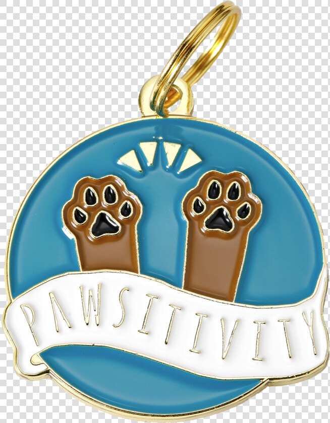 Pet Id Tag Made Of Gold Plated Brass And Turquoise   Locket  HD Png DownloadTransparent PNG
