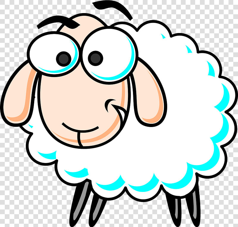 Confused Sheep Clipart   New Zealand Sheep Cartoon  HD Png DownloadTransparent PNG