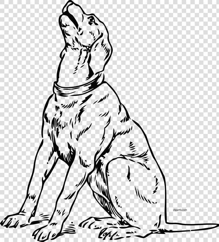 Dog Clipart Barking   Barking Dog Coloring Pages  HD Png DownloadTransparent PNG
