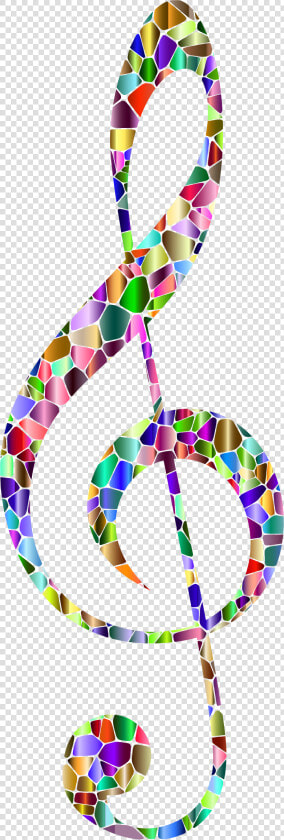 Vivid Chromatic Tiled Musical   Musical Note  HD Png DownloadTransparent PNG