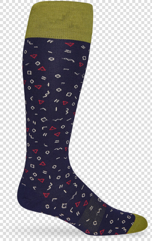 Deadsoxy Navy Bamboo Dress Socks With A Cool Throwback   Sock  HD Png DownloadTransparent PNG