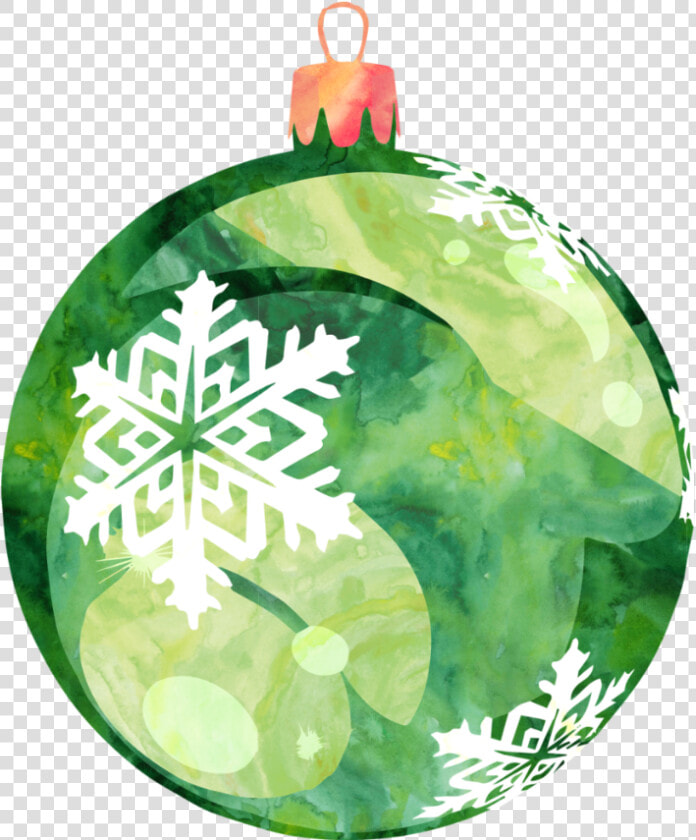  esfera  navidad   Watercolor Christmas Ornament Clipart  HD Png DownloadTransparent PNG