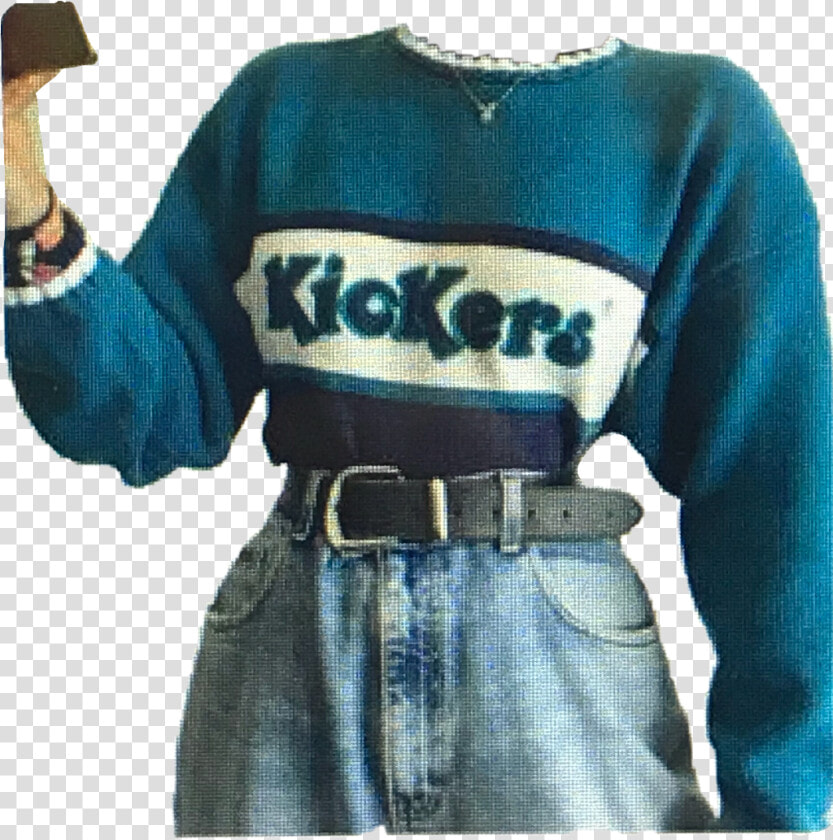 Lets Go An Kick It Tumblr Outfit Cute Cool Blu Retro   Outfits Retro  HD Png DownloadTransparent PNG
