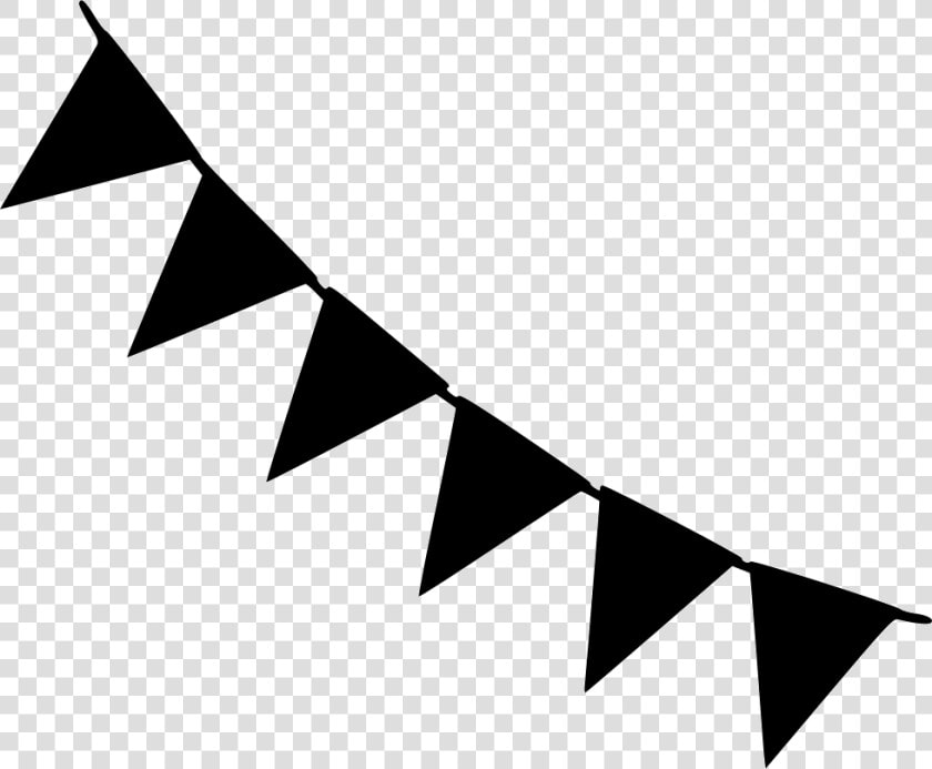 Transparent Free Triangle Banner Clipart   Party Banner Black And White Png  Png DownloadTransparent PNG