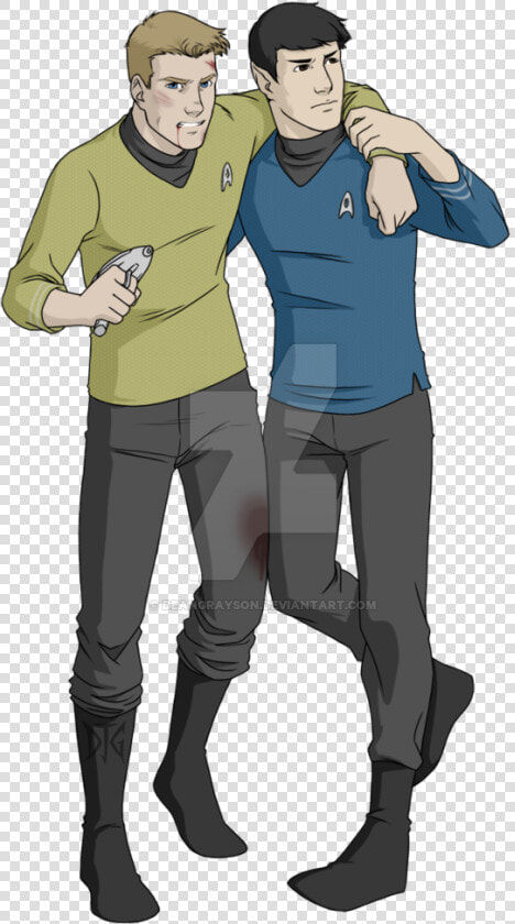 Kirk X Spock Fanart  HD Png DownloadTransparent PNG