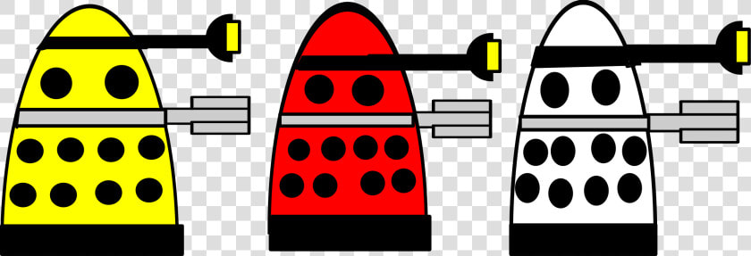 Text yellow line   Clipart Dalek  HD Png DownloadTransparent PNG