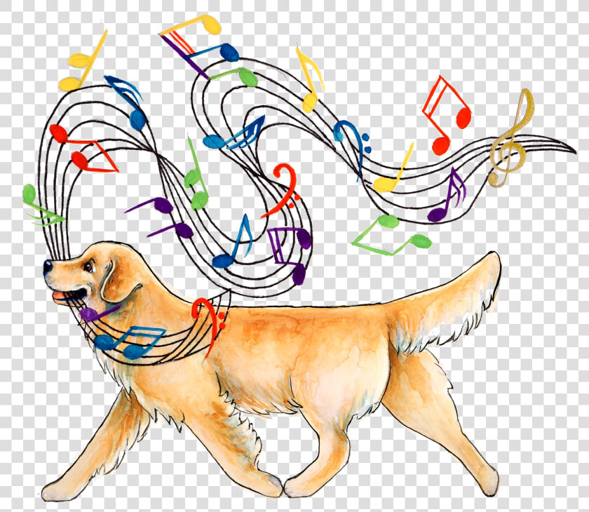 Golden Retriever Clipart Gold Dog   Drawing Golden Retriever Agility  HD Png DownloadTransparent PNG