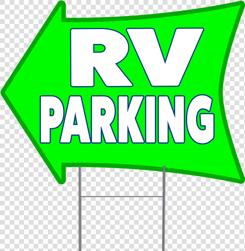 Rv Parking 2 Sided Arrow Yard Sign  HD Png DownloadTransparent PNG