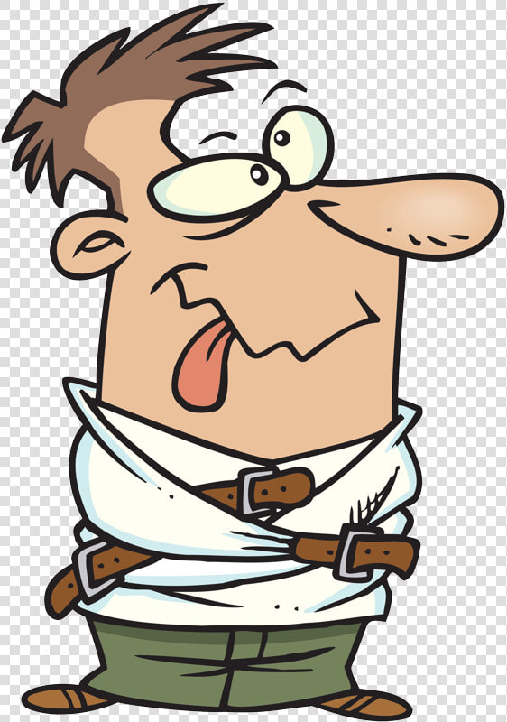Cartoon Man In Straight Jacket   Man In Straight Jacket Cartoon  HD Png DownloadTransparent PNG