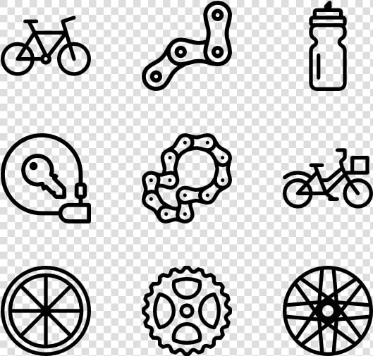 Bicycle  amp  Components   Vector Icon Icon Component Bike  HD Png DownloadTransparent PNG