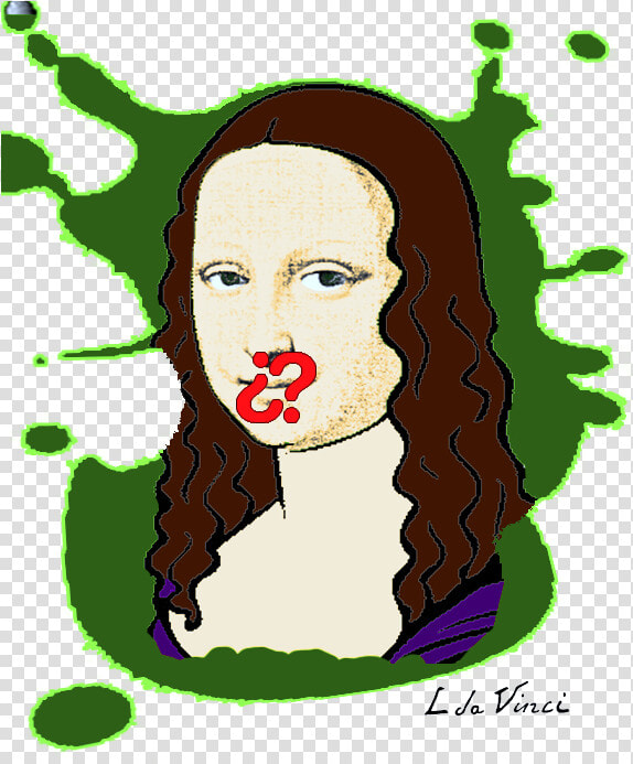 14   Monalisa   Cartoon  HD Png DownloadTransparent PNG