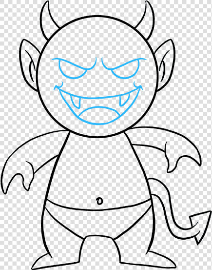 How To Draw Demon   Half Devil Half Angel Drawing Easy  HD Png DownloadTransparent PNG