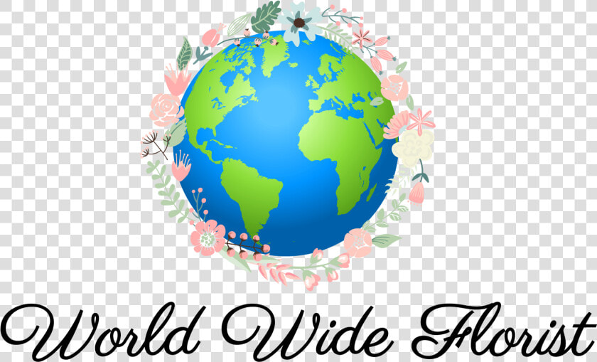 World Wide Florist   World  HD Png DownloadTransparent PNG