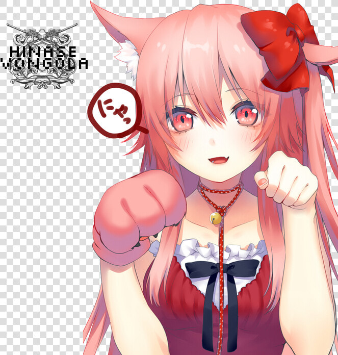 Anime Neko Girl Render   Png Download   Osu Play Skip  Transparent PngTransparent PNG