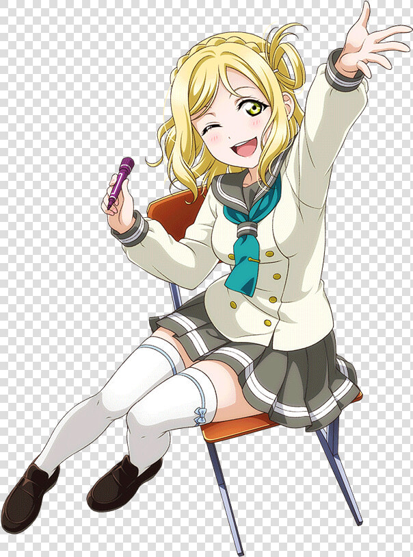 Love Live Sunshine Mari Ohara Cute  HD Png DownloadTransparent PNG