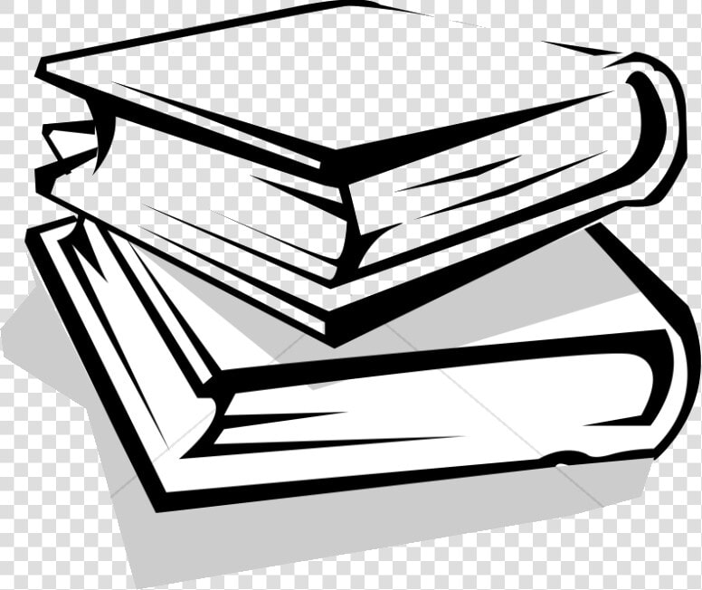 Book School Books Clipart Free Best On Transparent   Books Image Black And White  HD Png DownloadTransparent PNG