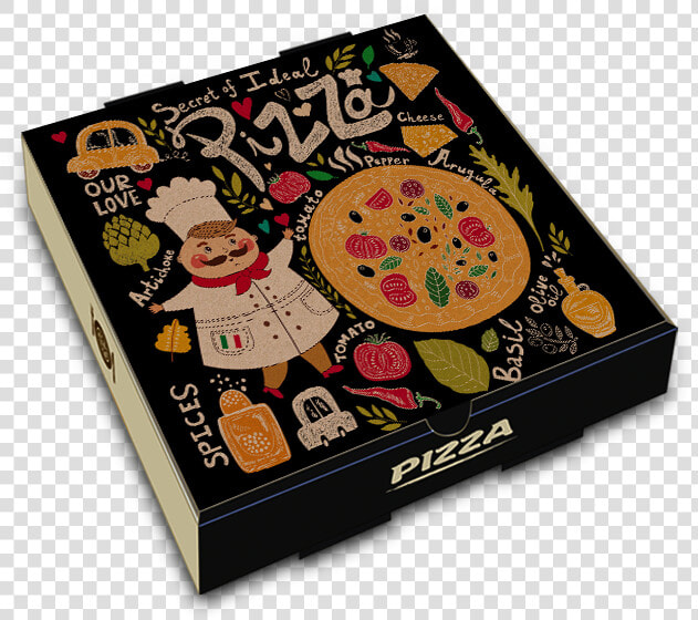 Factory Deirectly Supply Triangle Pizza Box Oem   Dessert  HD Png DownloadTransparent PNG