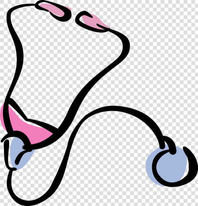 Vector Illustration Of Stethoscope Acoustic Medical   Vector Stethoscope Png  Transparent PngTransparent PNG