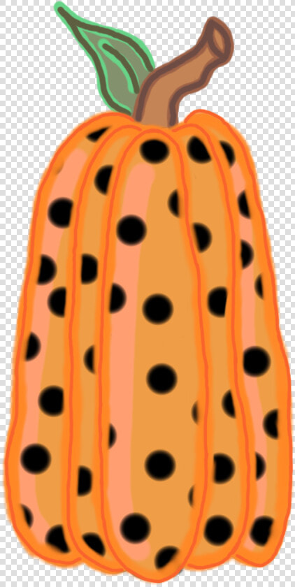 Free Halloween  Autumn  Fall  And Thanksgiving Clip   Polka Dot Pumpkin Clipart  HD Png DownloadTransparent PNG