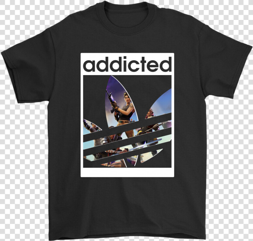 Fortnite Battle Royale X Adidas Logo Addicted Shirts   Soad Shirt  HD Png DownloadTransparent PNG