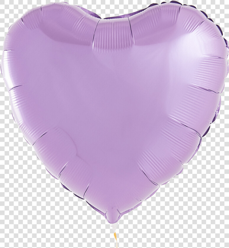 A Photograph Of Pearl Lavender Foil Heart Balloon   Balloon  HD Png DownloadTransparent PNG