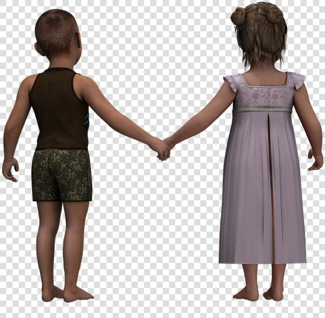 Children Girl Boy Free Picture   Boy And Girl Silhouette Png  Transparent PngTransparent PNG