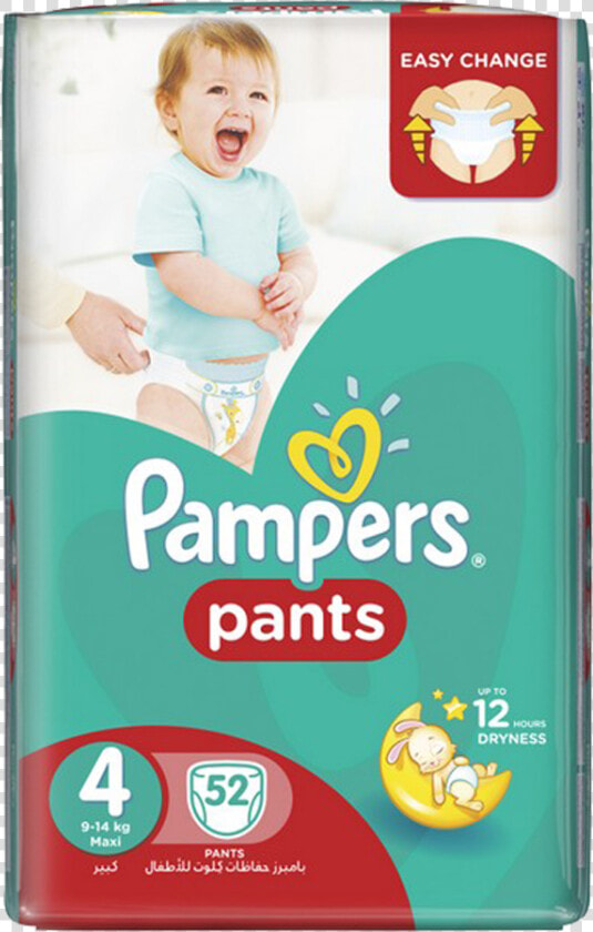 Pampers Pants Culottes 4 9 14kg Maxi 56pcs   Pampers Pants Jumbo Pack Size 4  HD Png DownloadTransparent PNG
