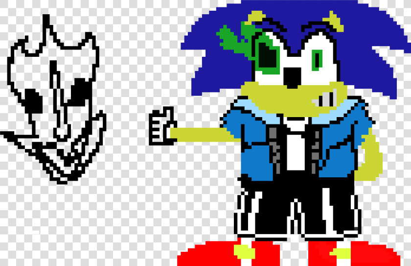 Sonictale Sonic Sprite   Png Download   Sonictale Sprite  Transparent PngTransparent PNG