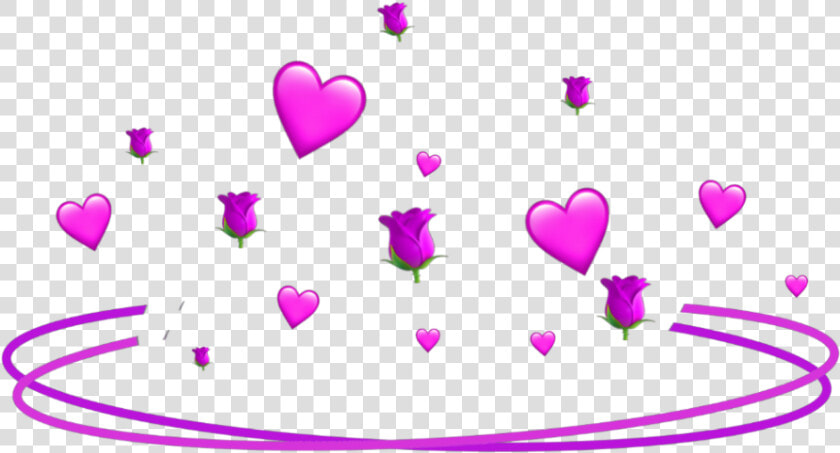  pink  flower  red  spiral  aesthetic  crown  taç  grid   Heart  HD Png DownloadTransparent PNG