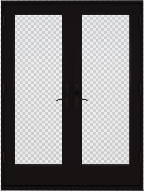 Transparent Door Png   Black Fiberglass French Doors  Png DownloadTransparent PNG
