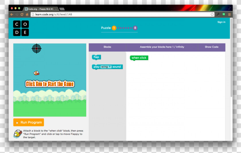 Flappy bird   Code Org Lesson 13 The Farmer 2  HD Png DownloadTransparent PNG