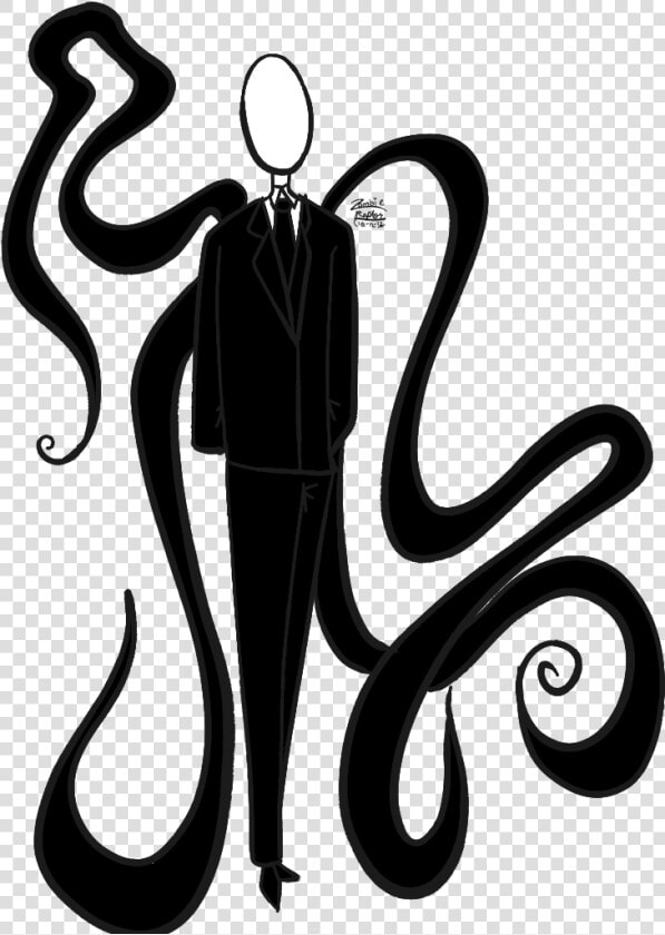 The Eight Pages Slender Man Stabbing Drawing Creepypasta   Slenderman  HD Png DownloadTransparent PNG
