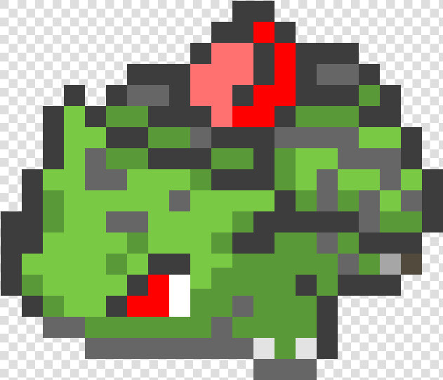 Bulbasaur Pixel Art   Png Download   Pixel Art Ivysaur  Transparent PngTransparent PNG