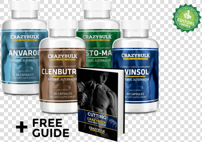Crazybulk Legal Steroids Cutting And Fat Burning Stack   Crazy Bulk Cutting Stack  HD Png DownloadTransparent PNG