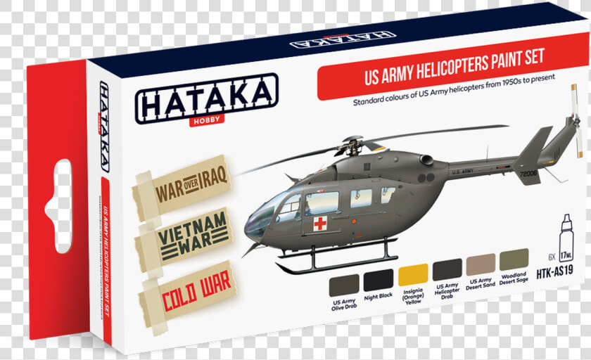 Us Army Helicopter 1950s present Paint Set 17ml Bottles   Mirage 2000 Fs Colors  HD Png DownloadTransparent PNG