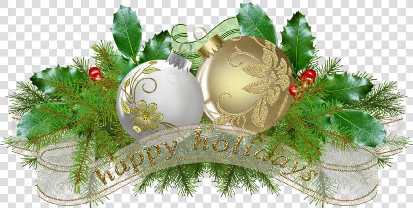 Christmas Decor Vector Png With Decorations Png File  Transparent PngTransparent PNG