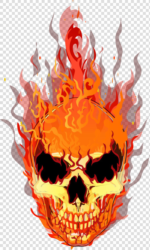 T shirt Fire Vector Flame Skull Free Clipart Hq Clipart   Vector Png Free Fire  Transparent PngTransparent PNG